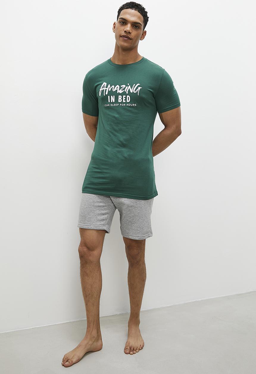 Superbalist - Amazing sleep tee - green