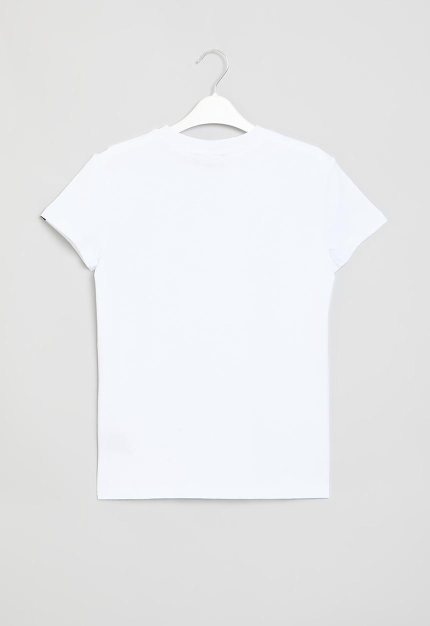 Aca Joe - Printed pink tee - white