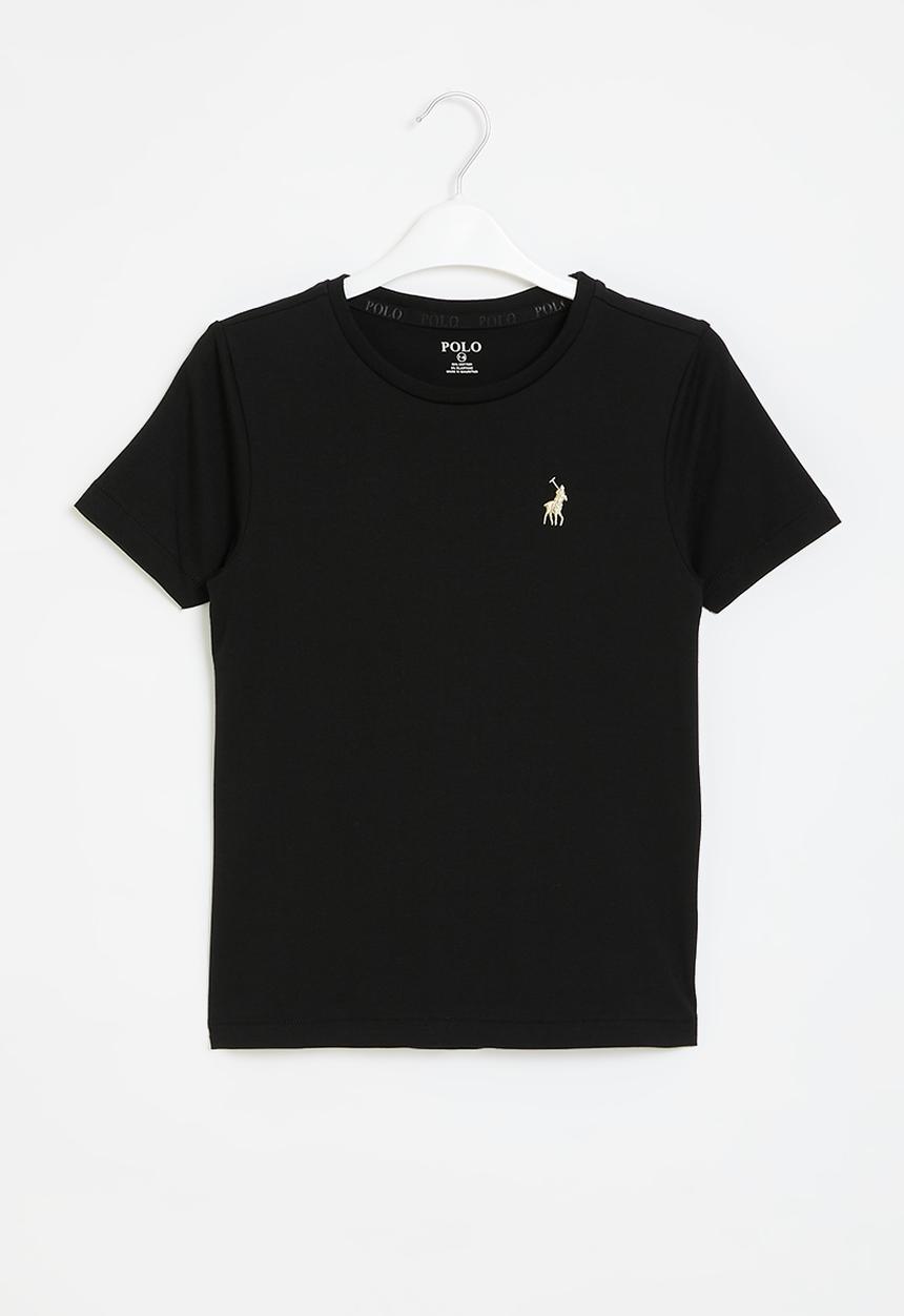 POLO - Girls kelly short sleeve tee - black