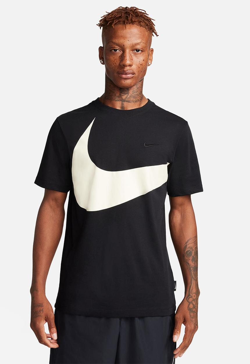 Nike - Nsw big swoosh tee - black 