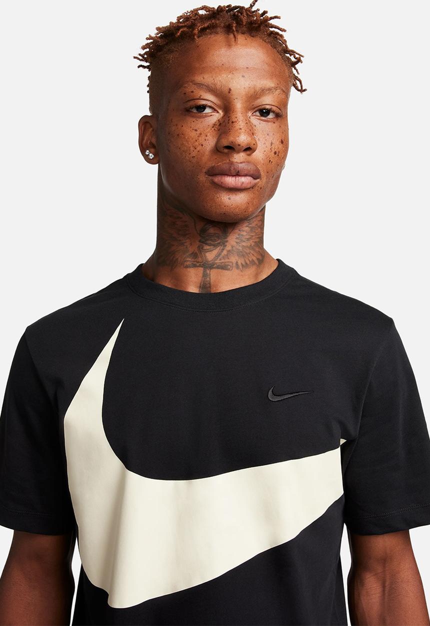 Nike - Nsw big swoosh tee - black 