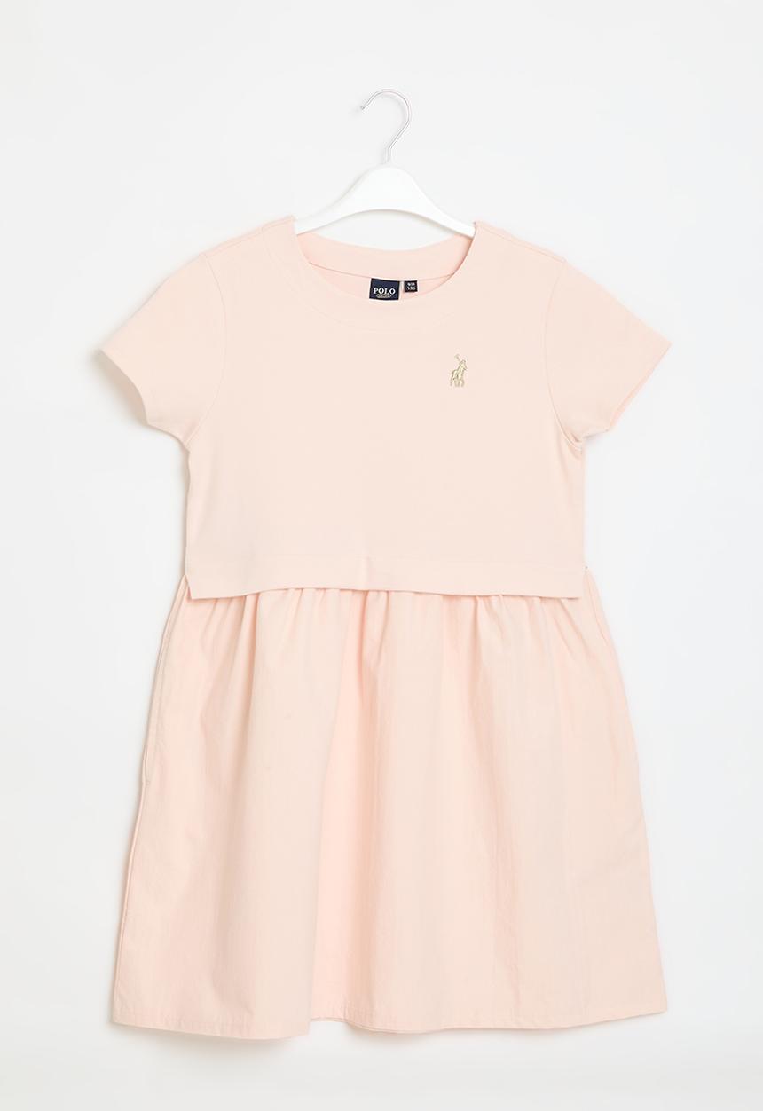 POLO - Girls stella dress - blush