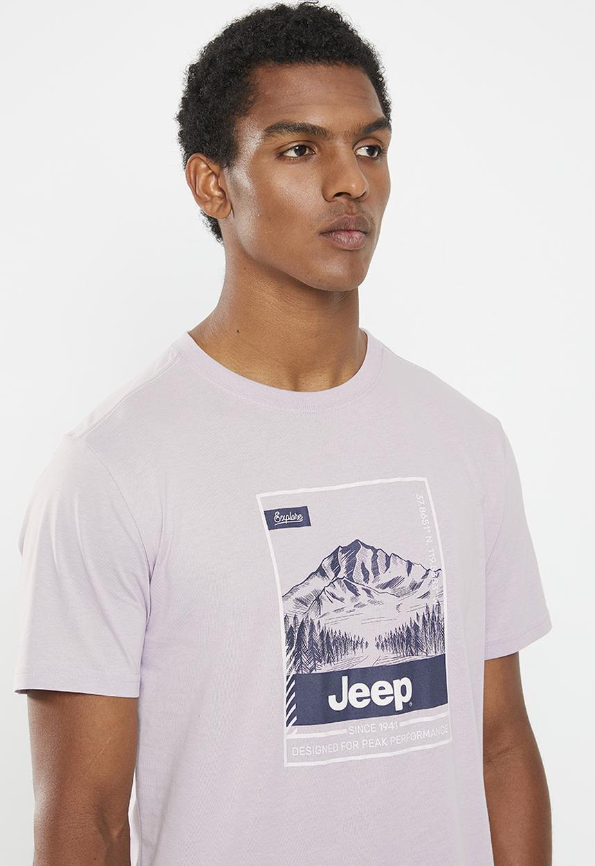 JEEP - Fashion graphics tee - grey 