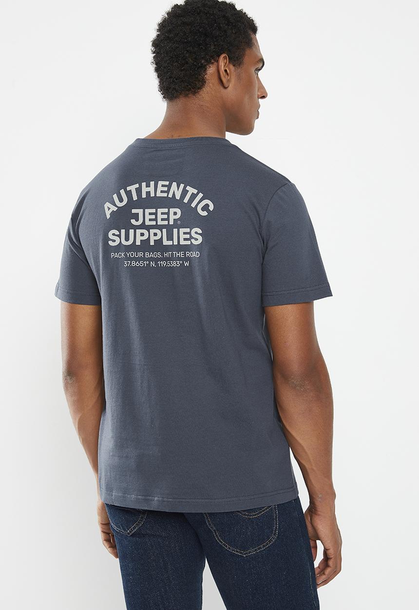 JEEP - Fashion graphics tee - navy