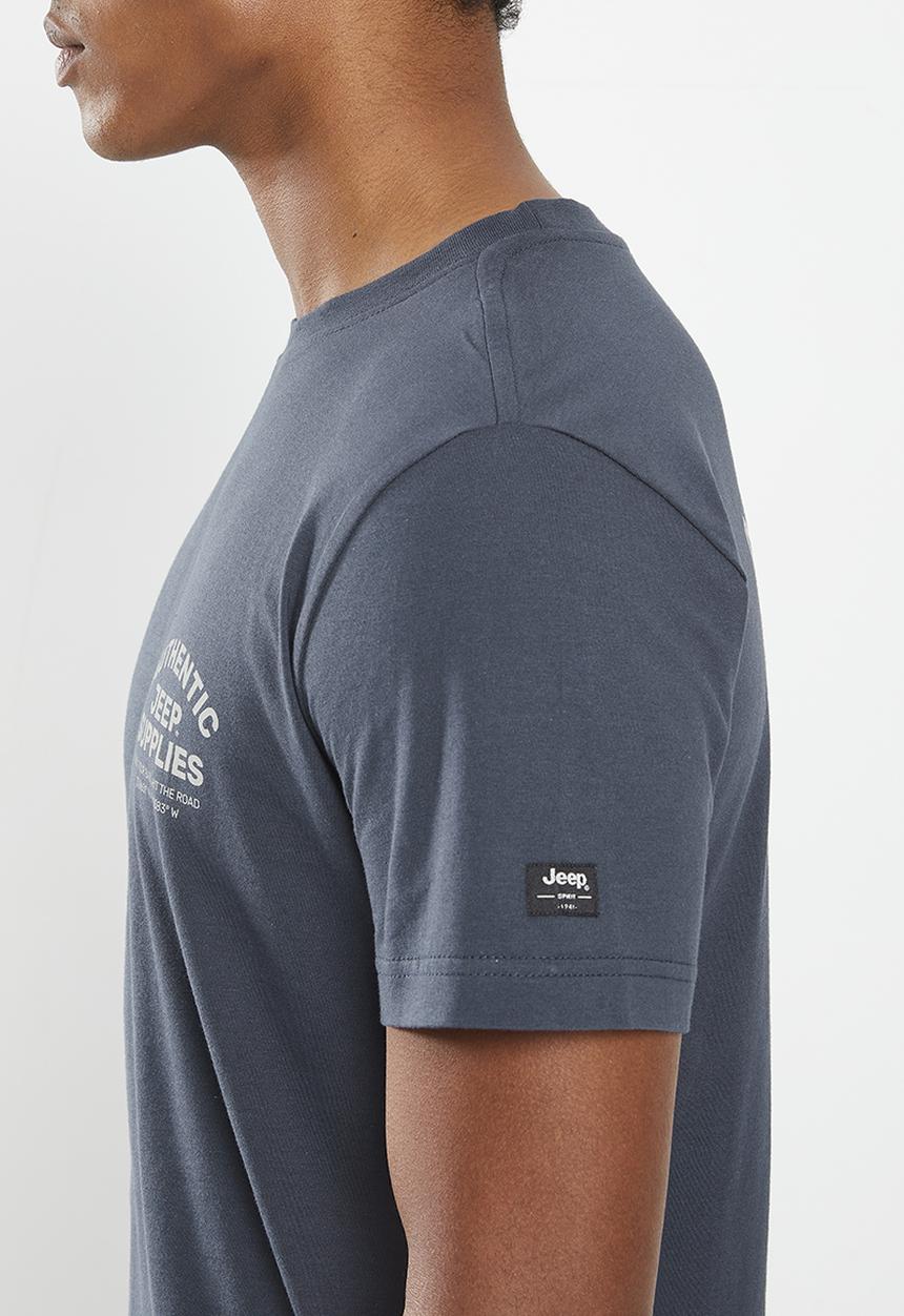 JEEP - Fashion graphics tee - navy