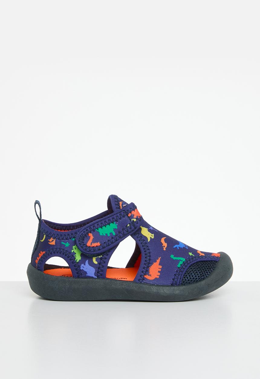 Pierre Cardin - Otter baby aqua sandal - navy & orange 