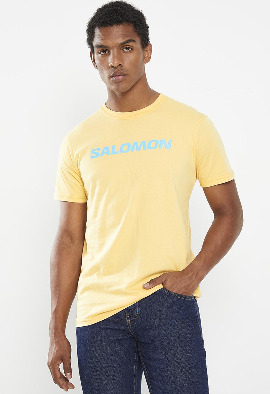 Salomon - Core logo short sleeve tee - bright yellow