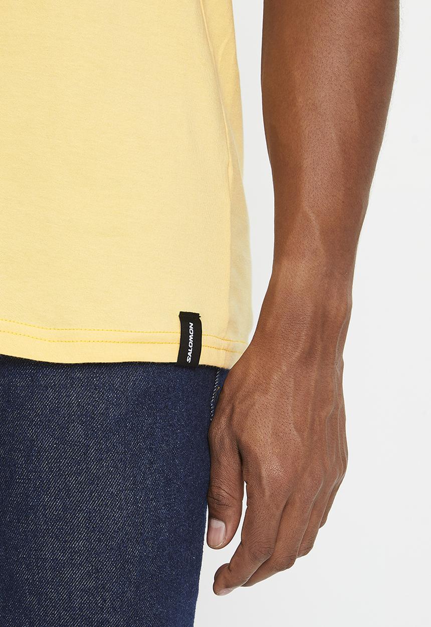 Salomon - Core logo short sleeve tee - bright yellow