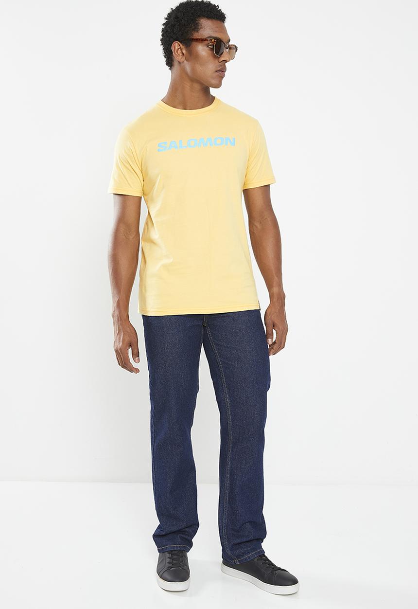 Salomon - Core logo short sleeve tee - bright yellow