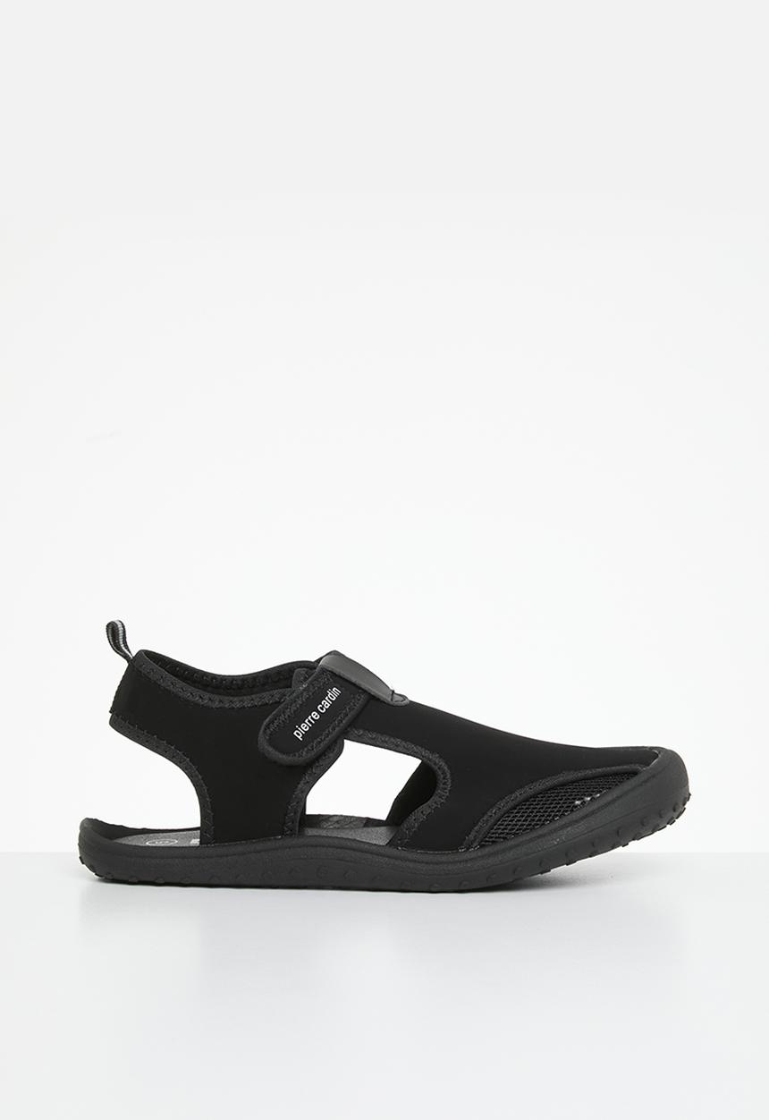 Pierre Cardin - Avery youths aqua sandal - black