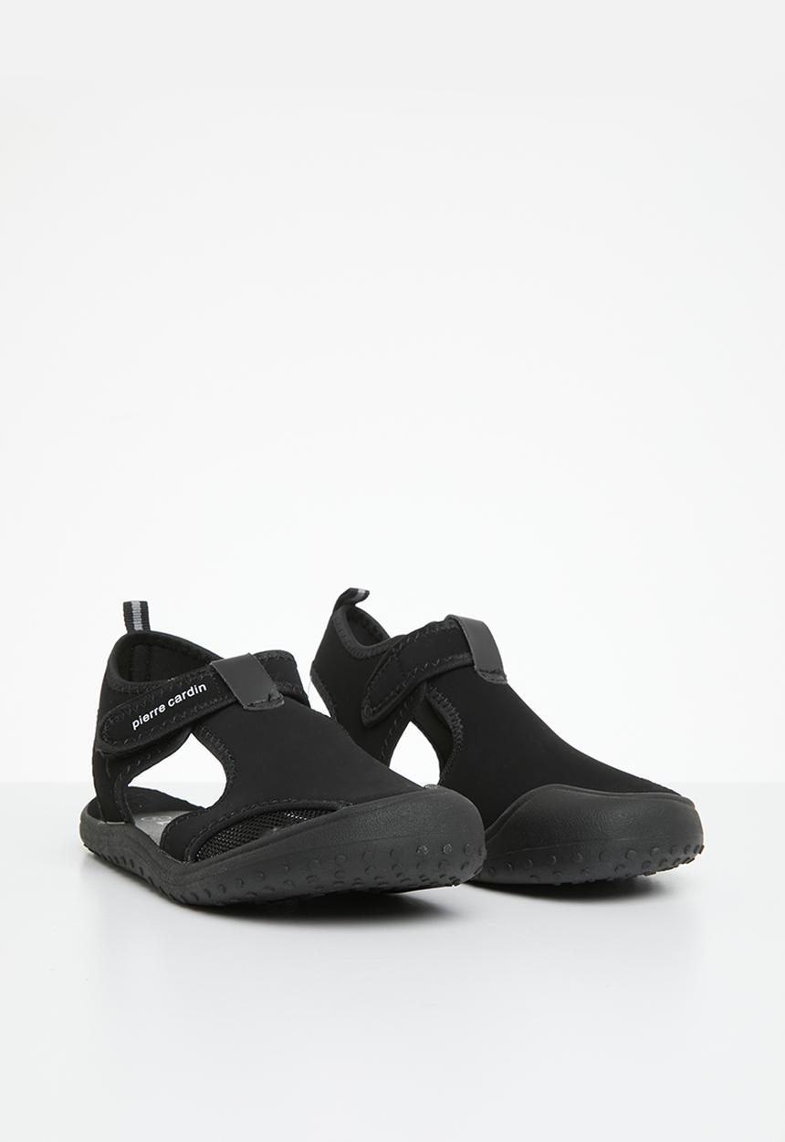 Pierre Cardin - Avery youths aqua sandal - black