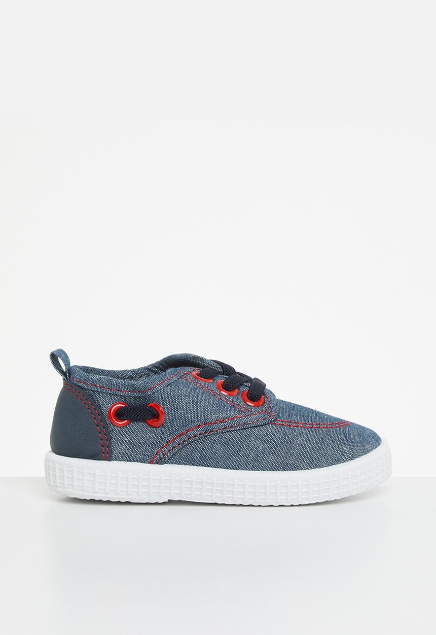 Pierre Cardin - Nixon baby boys sneaker - navy & red