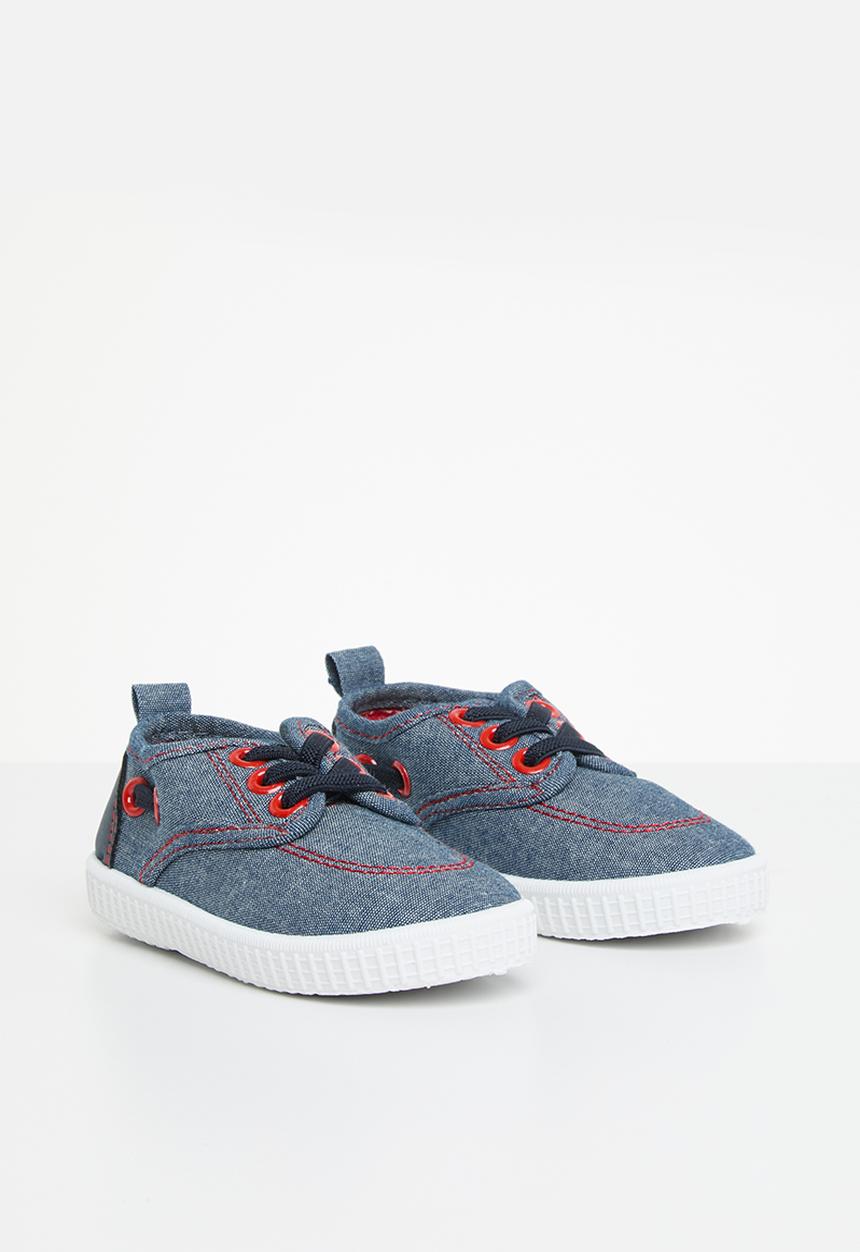 Pierre Cardin - Nixon baby boys sneaker - navy & red