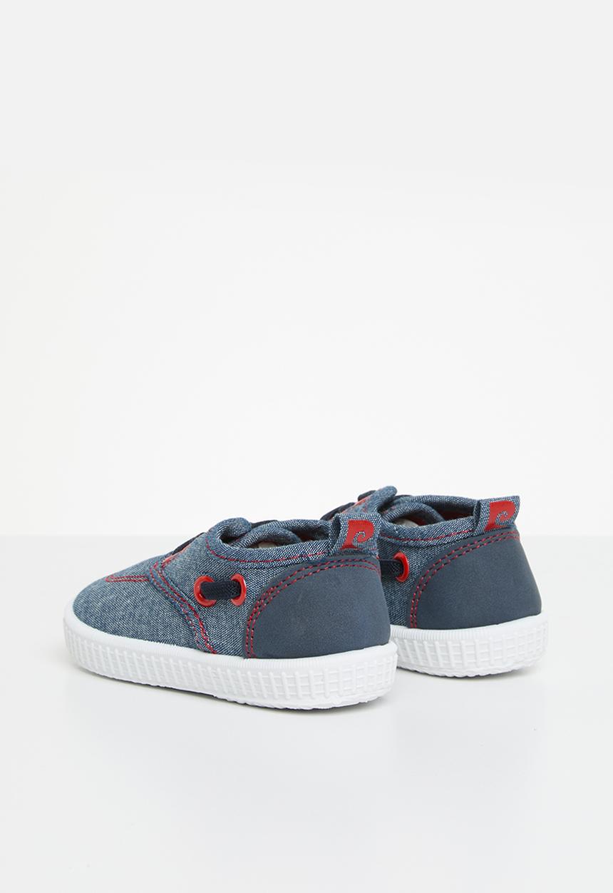 Pierre Cardin - Nixon baby boys sneaker - navy & red