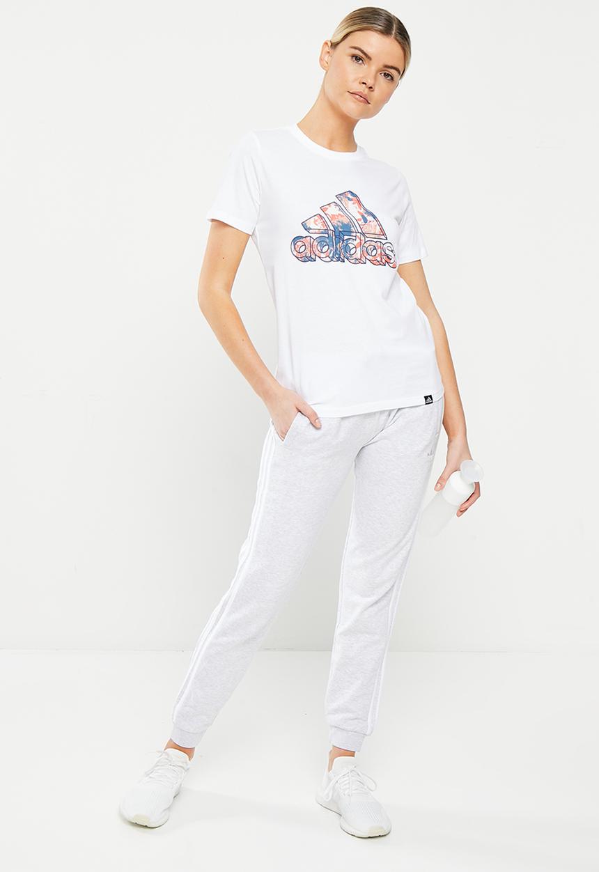 adidas Performance - W floral photo - white