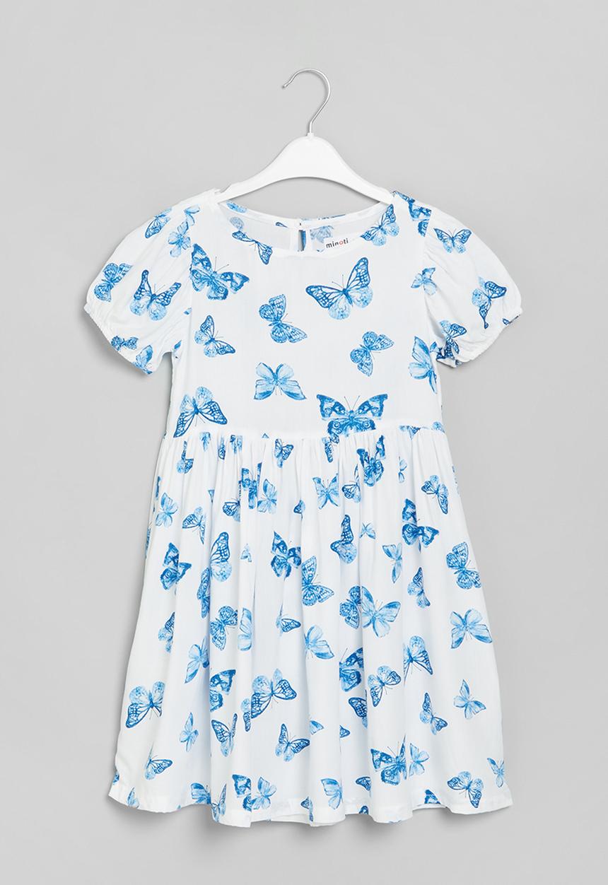 MINOTI - Girls viscose dress - white