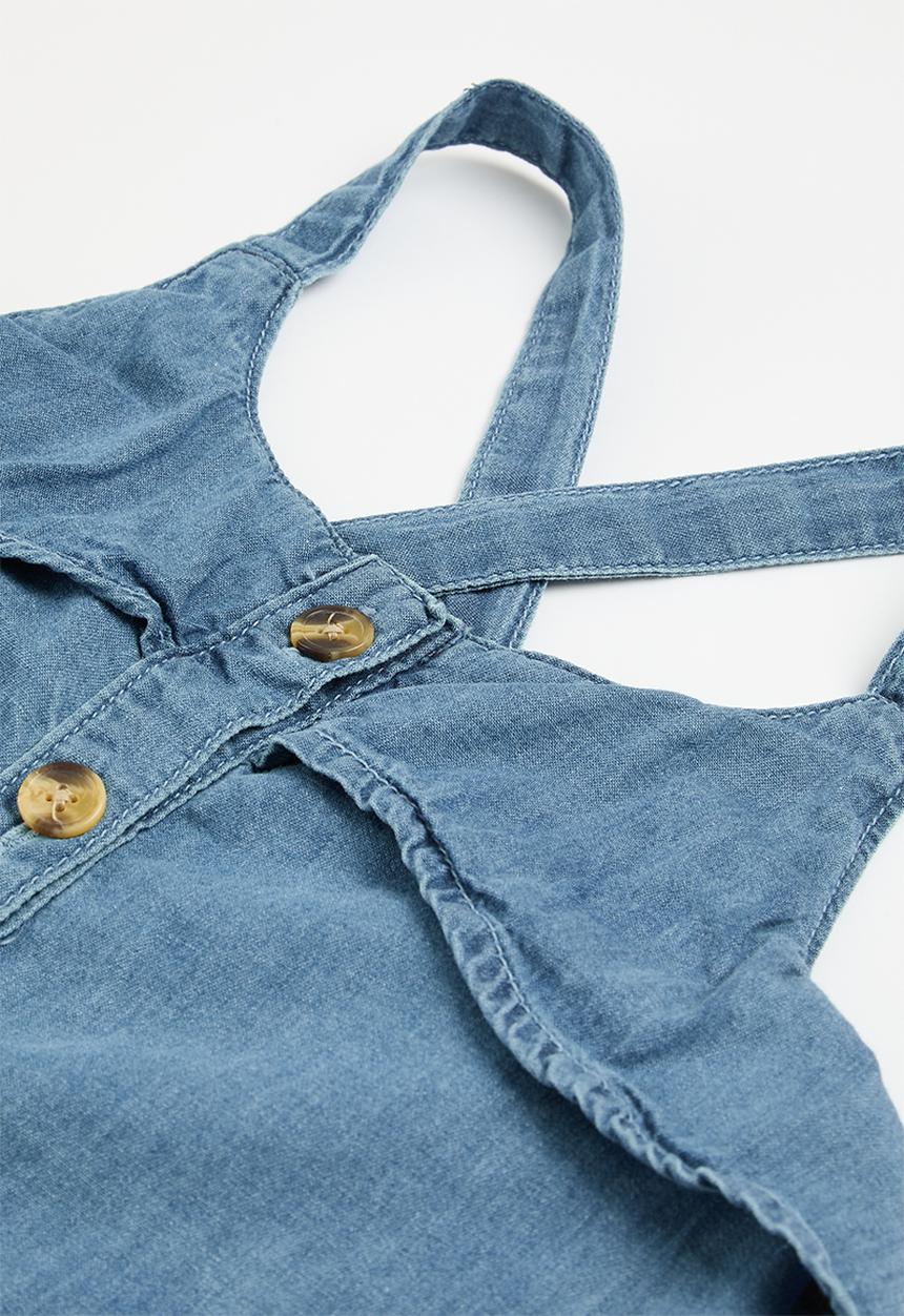 MINOTI - Lightweight chambray co-ord set - blue