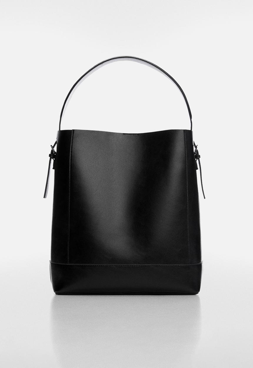 MANGO - Bag bambi - black