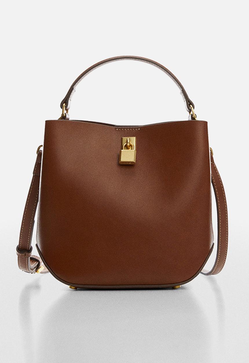 MANGO - Bag miguel-cu - medium brown