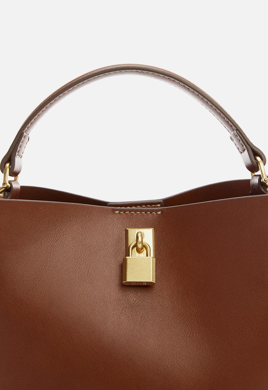 MANGO - Bag miguel-cu - medium brown