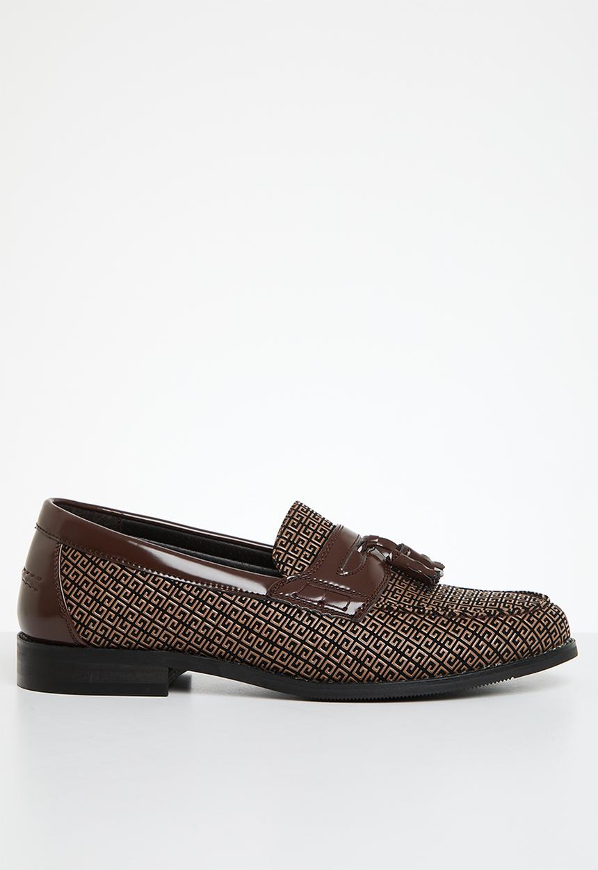 PC -  Formal slip on bow - choc horse 