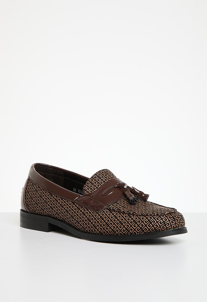 PC -  Formal slip on bow - choc horse 