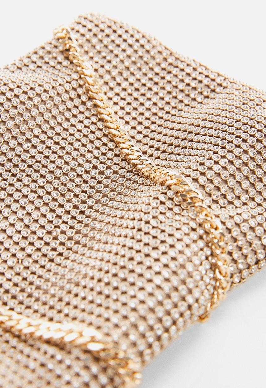 MANGO - Bag judith - gold
