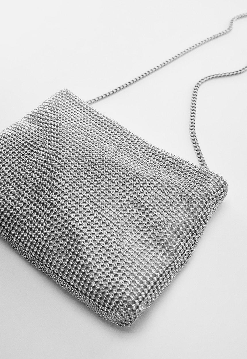 MANGO - Bag judith - silver