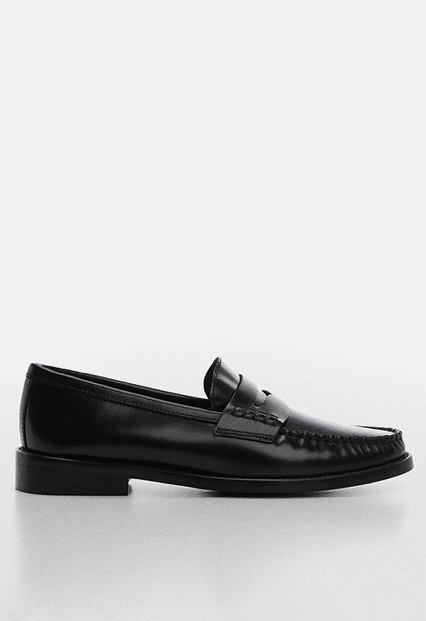 MANGO - Lou loafer - black
