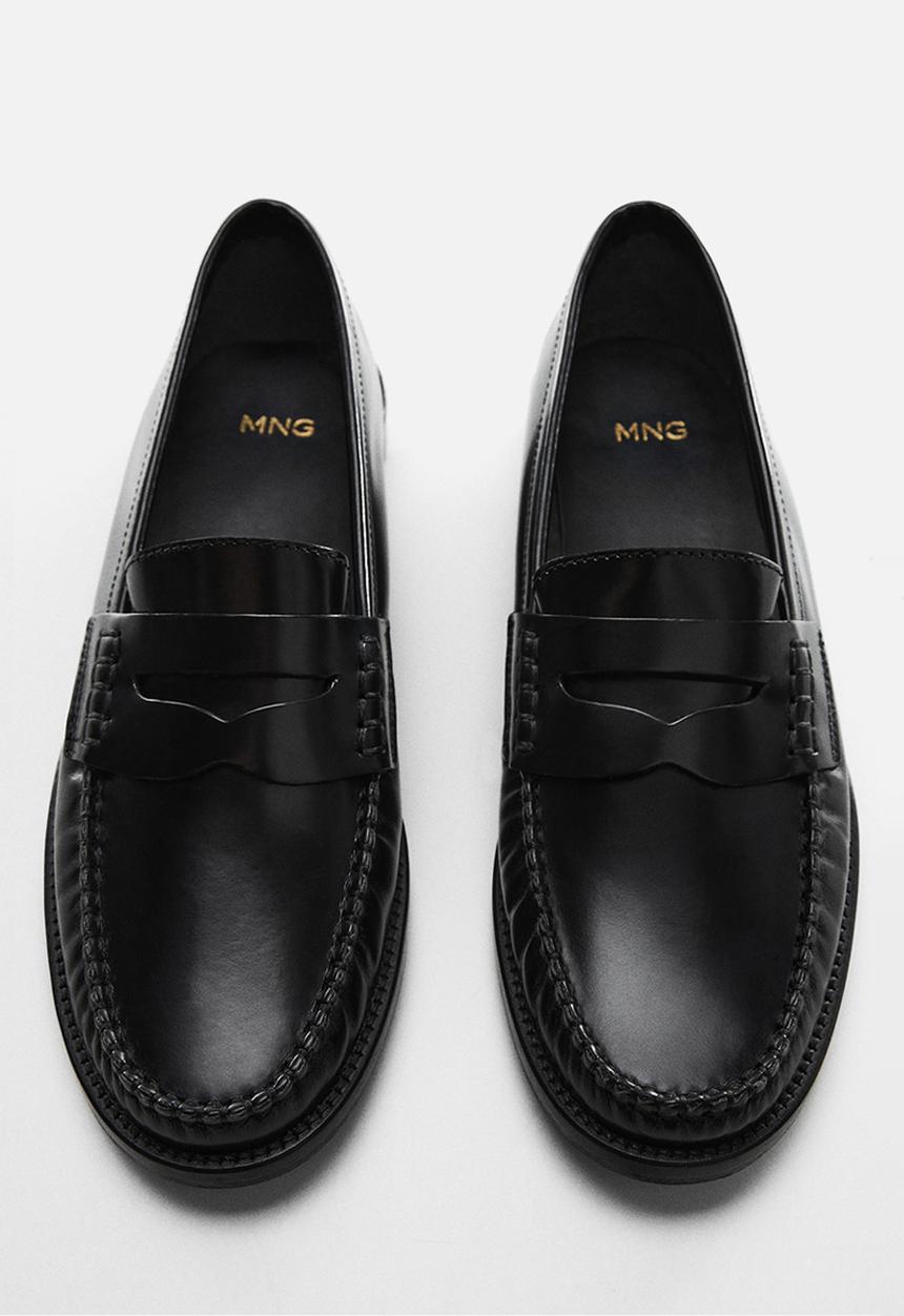 MANGO - Lou loafer - black