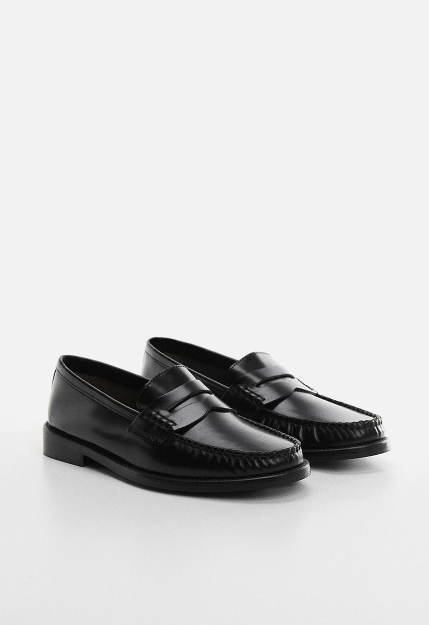 MANGO - Lou loafer - black