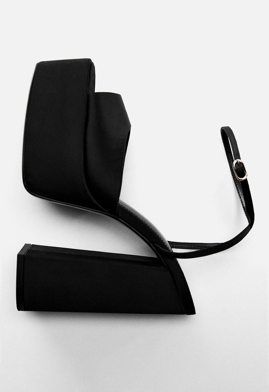 MANGO - Socto platform sandal - black