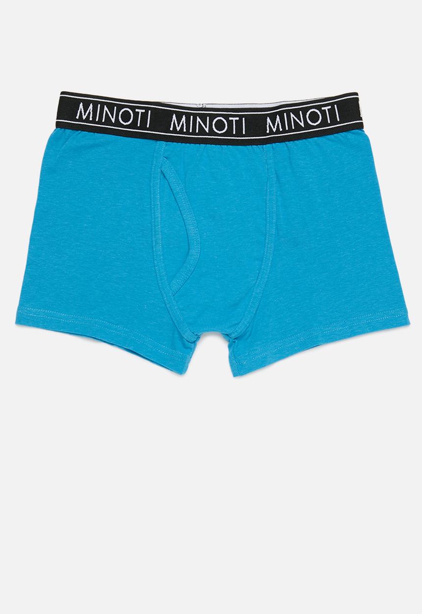 MINOTI - Boys 3 pack boxers - blue space