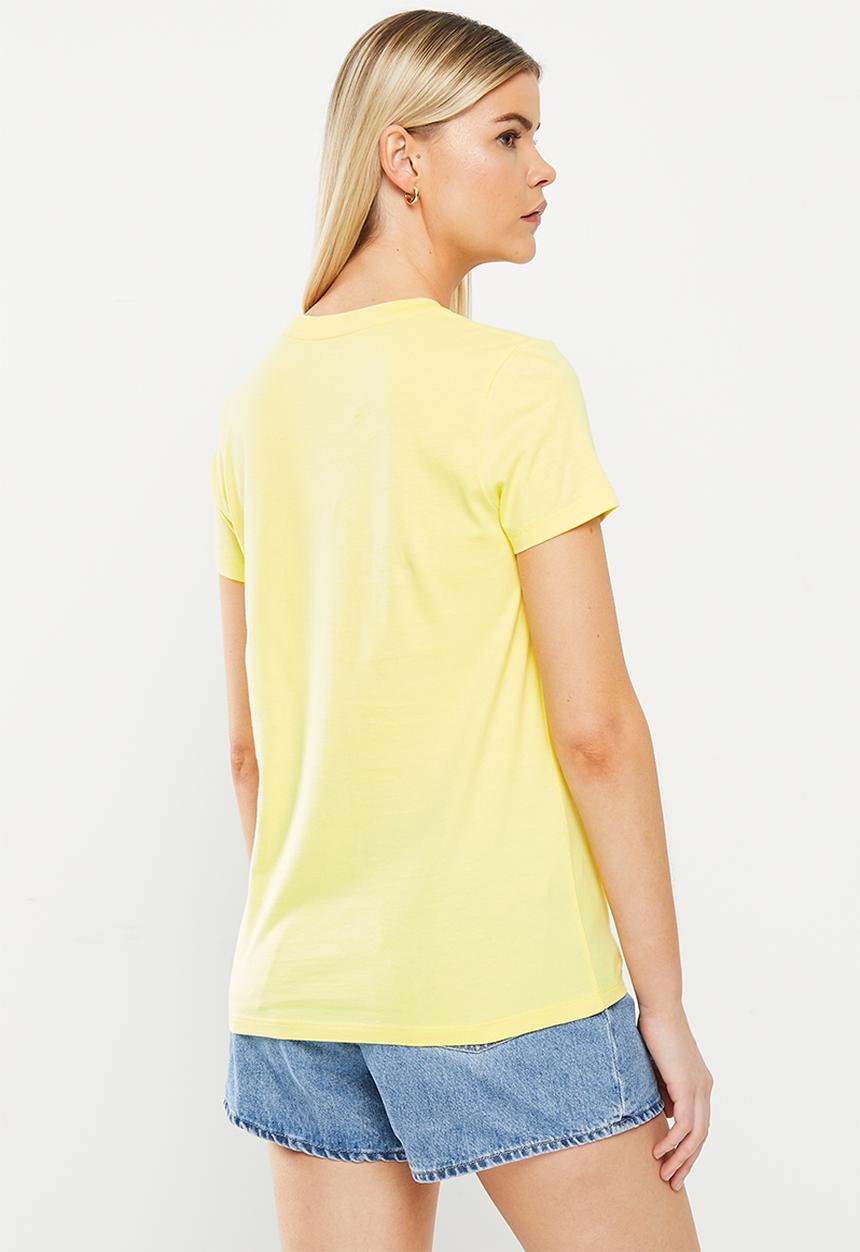 Levi’s® - Perfect tee za pismo boxy sans logo - powdered yellow