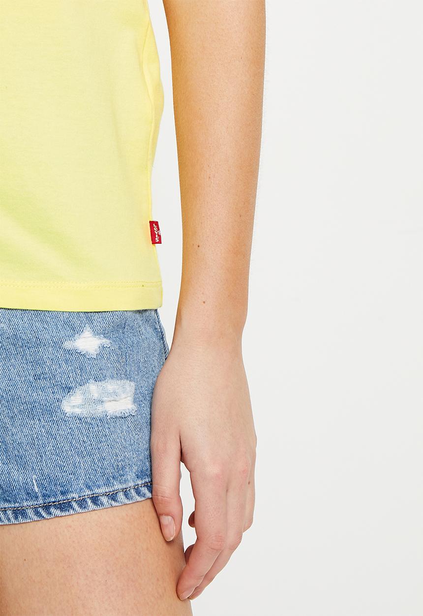 Levi’s® - Perfect tee za pismo boxy sans logo - powdered yellow