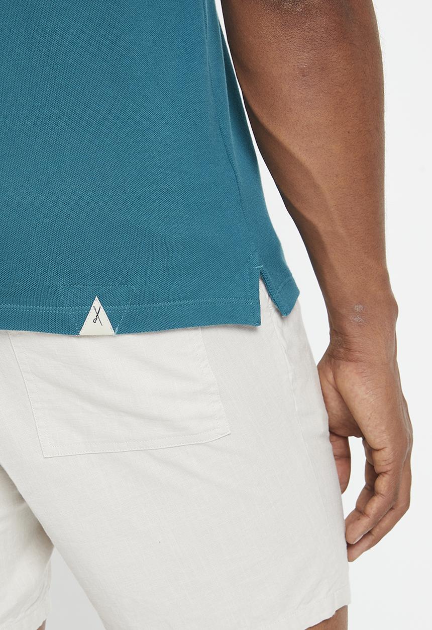 Vertigo - Mens vertigo core pigment wash pigue golfer - corsair