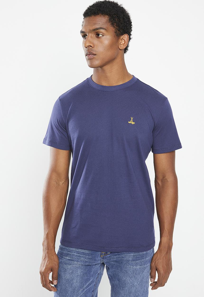 Vertigo - Mens vertigo core enzyme washed tee ss - naval academy