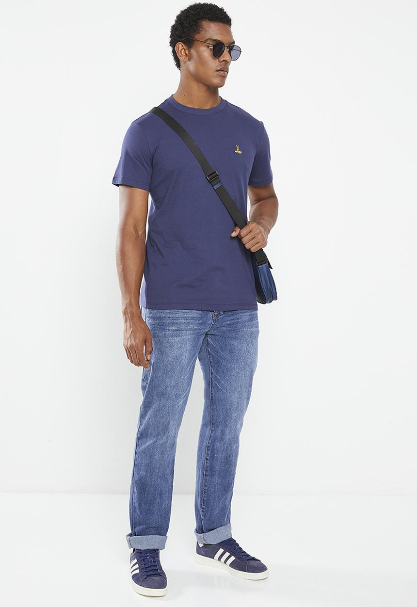 Vertigo - Mens vertigo core enzyme washed tee ss - naval academy