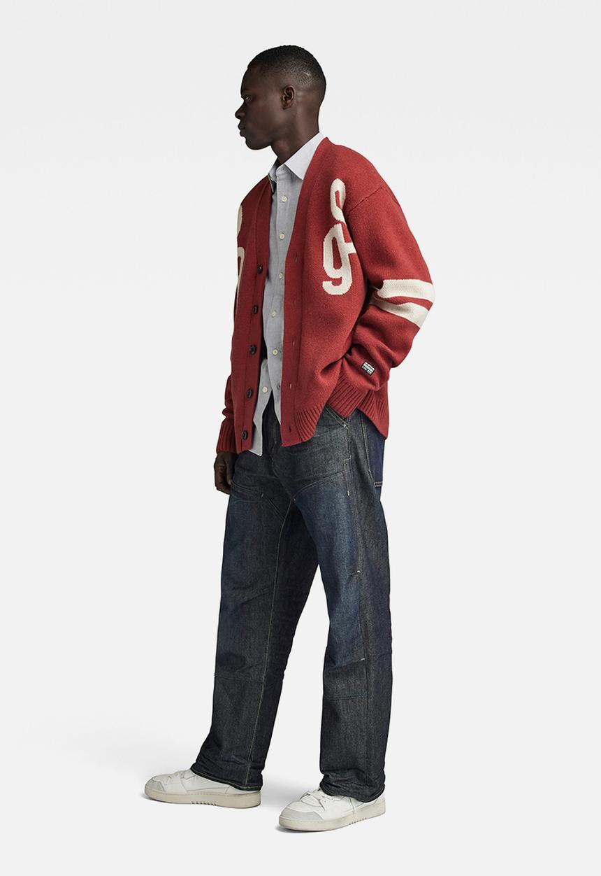 G-STAR - Carpenter 3D loose stormcloud lh denim - raw denim processed