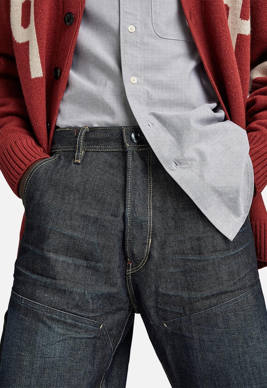 G-STAR - Carpenter 3D loose stormcloud lh denim - raw denim processed