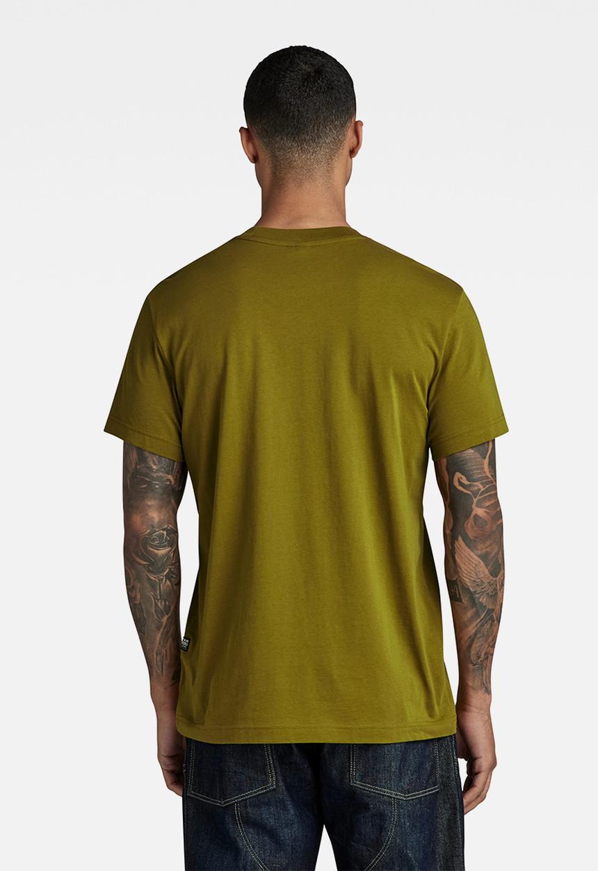 G-STAR - Multi badge r t compact jersey o - tobacco