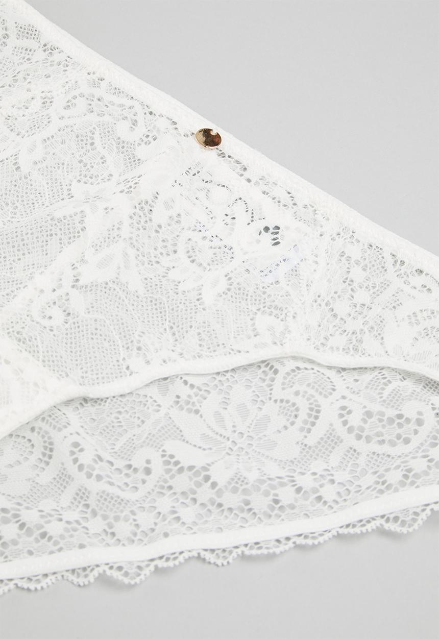 Cotton On - Cassie lace brief - cream