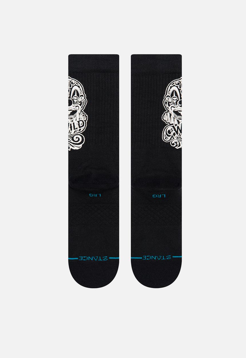 Stance Socks - Wild card x cartoon - black