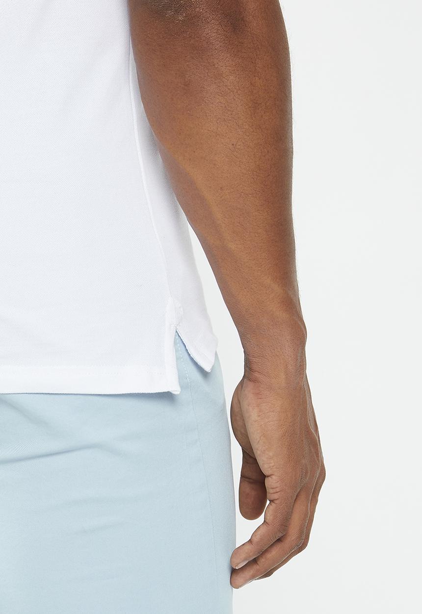 POLO - Mens bold stripe short sleeve golfer - navy 