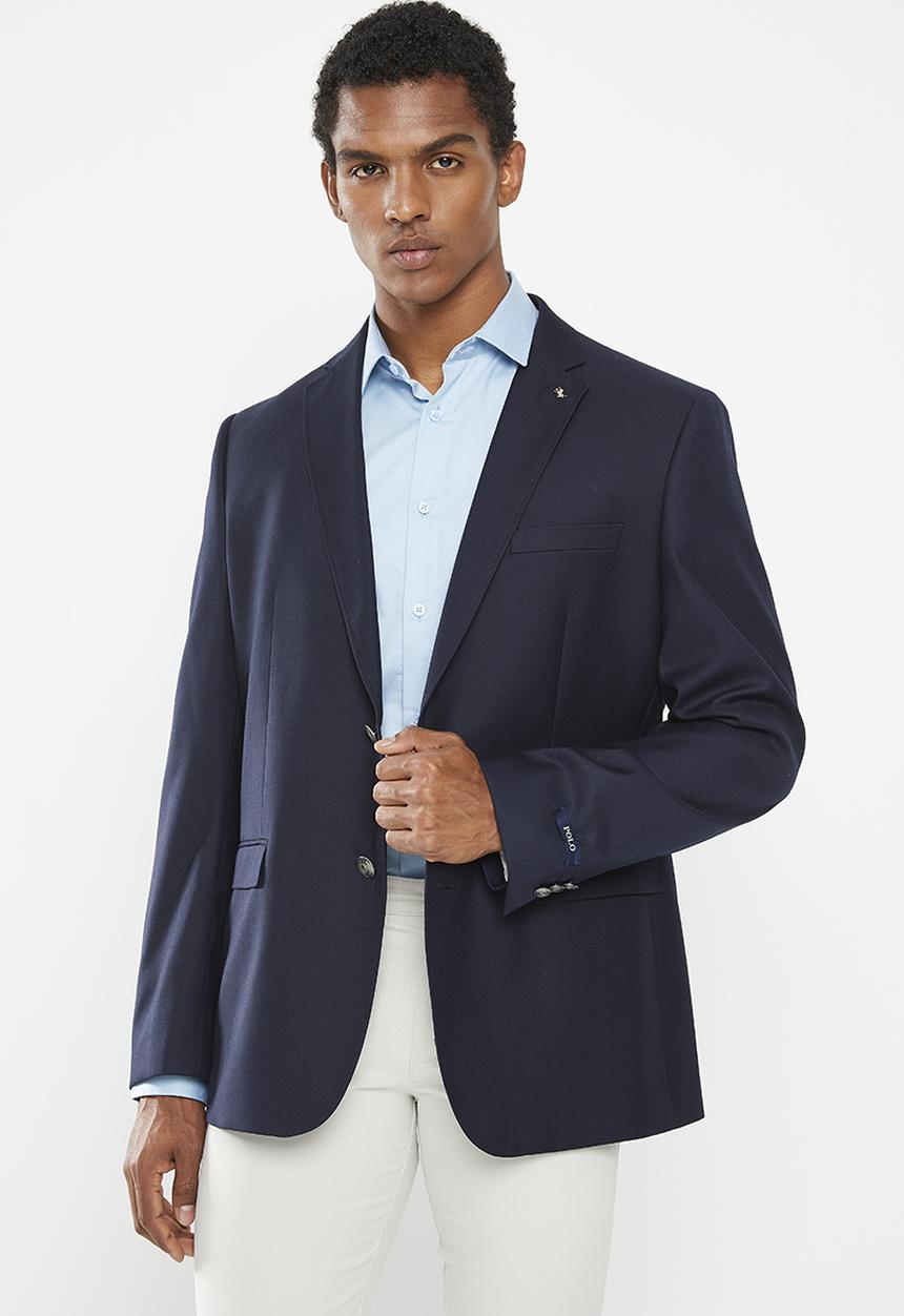 POLO - Mens custom fit travel blazer - navy 
