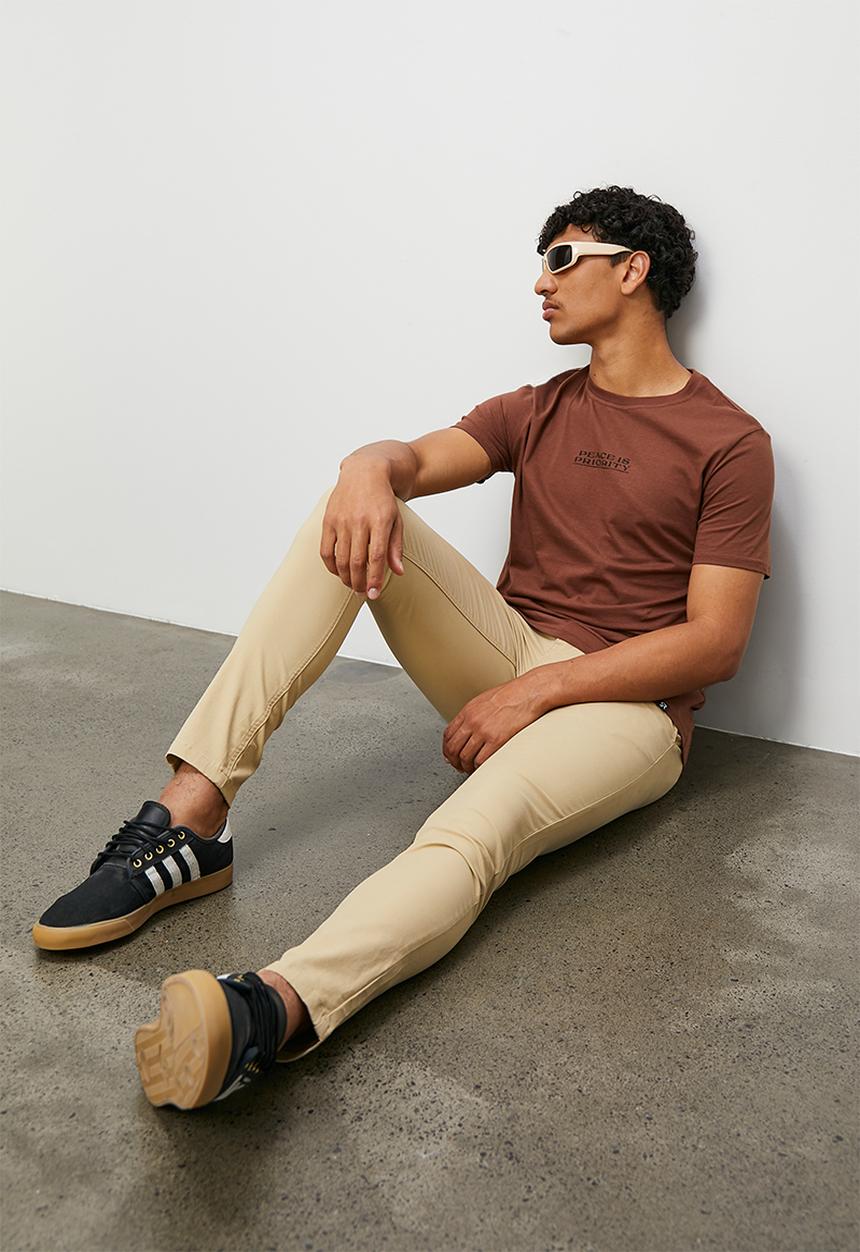 STYLE REPUBLIC - Marshall skinny chino - ecru