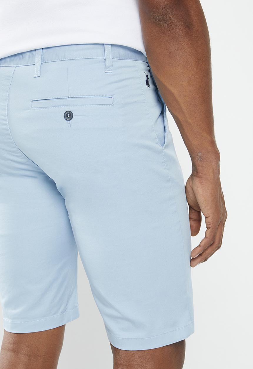 POLO - Mens essential chino short - mid blue 