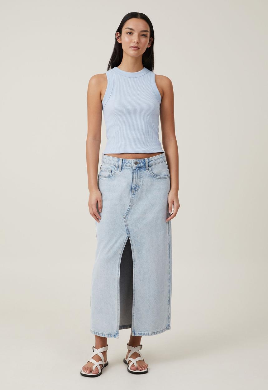 Cotton On - The 91 tank - coastal blue