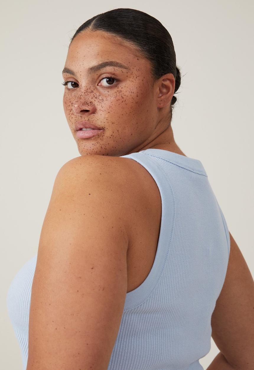 Cotton On - Plus the 91 tank - coastal blue