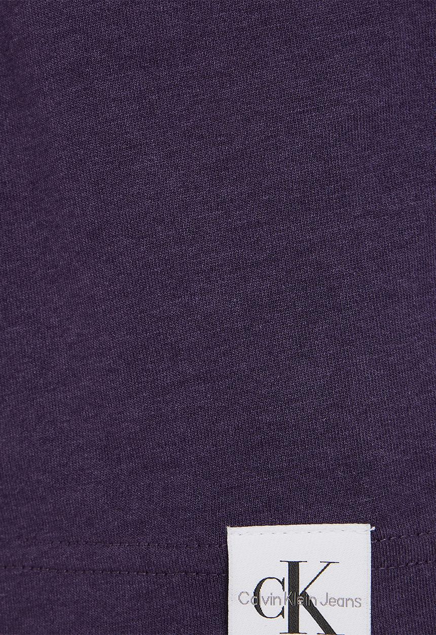 Calvin Klein - Logo tab tee - purple velvet